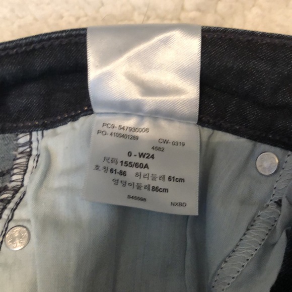 NWOT Levi’s Denizen low rise boy shorts Sz 0-24 - Picture 6 of 6